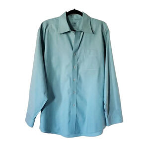 LL Bean Shirt Button Up Long Sleeves Traditional Fit Men's Large 100% Cotton